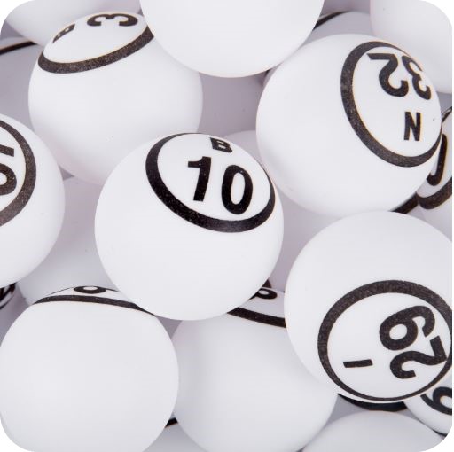 Wooden Bingo Balls